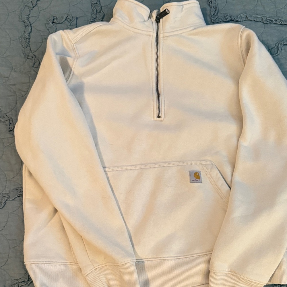 Carhartt Women’s  Cream Zip-Up Sweater